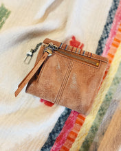 Load image into Gallery viewer, HOBO: KEEN MINI TRIFOLD WALLET - WHISKEY EMBROIDERED
