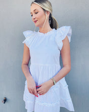 Load image into Gallery viewer, SINCERELY OURS: MIRA DRESS - WHITE POPLIN
