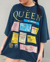 Load image into Gallery viewer, DAYDREAMER: ONE SIZE TEE - QUEEN TICKET COLLAGE
