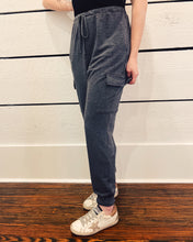 Load image into Gallery viewer, CARGO TERRY JOGGERS - CHARCOAL
