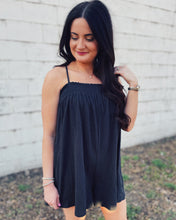 Load image into Gallery viewer, Z SUPPLY: BAINES ROMPER - VINTAGE BLACK
