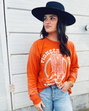 Load image into Gallery viewer, DAYDREAMER: LONG SLEEVE MERCH TEE - SUN FADED TANGERINE
