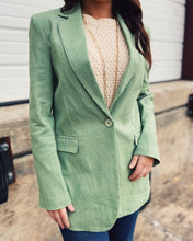 Load image into Gallery viewer, DELUC: DOBSON BLAZER - TEAL GREEN
