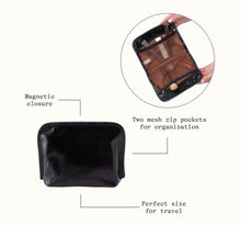 Load image into Gallery viewer, HOBO: BEAUTY COSMETIC POUCH - BLACK