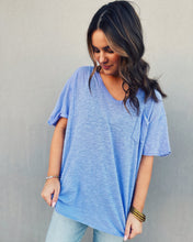 Load image into Gallery viewer, FREE PEOPLE: ALL I NEED TEE - BLUE HERRON

