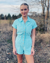 Load image into Gallery viewer, SHOW ME YOUR MUMU: CANNON ROMPER - SPRING BLUE

