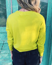 Load image into Gallery viewer, DELUC: POLLY SWEATER - LIME
