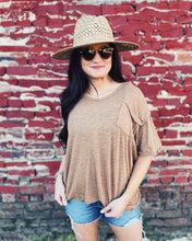 Load image into Gallery viewer, FREE PEOPLE: ALL I NEED TEE - TOASTED ALMOND
