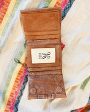 Load image into Gallery viewer, HOBO: KEEN MINI TRIFOLD WALLET - WHISKEY EMBROIDERED
