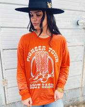 Load image into Gallery viewer, DAYDREAMER: LONG SLEEVE MERCH TEE - SUN FADED TANGERINE
