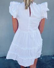 Load image into Gallery viewer, SINCERELY OURS: MIRA DRESS - WHITE POPLIN
