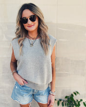 Load image into Gallery viewer, FREE PEOPLE: SO EASY MUSCLE TEE - HEATHER GREY
