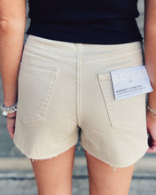 Load image into Gallery viewer, BAYEAS: FLORA HIGH RISE SHORTS - LIGHT KHAKI
