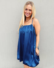 Load image into Gallery viewer, MIDNIGHT BUBBLE DRESS - NAVY
