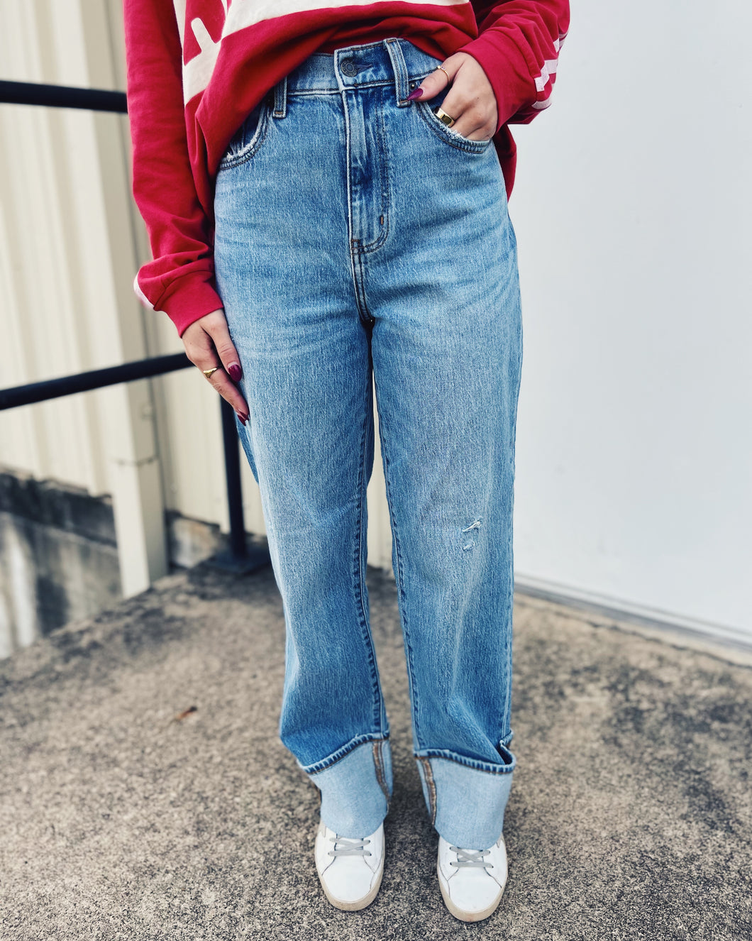 DAZE: EASTSIDE HIGH RISE LOOSE JEANS - ALL MINE VINTAGE