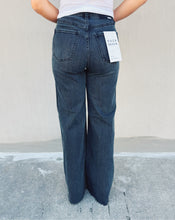Load image into Gallery viewer, DAZE: FAR OUT HIGH RISE WIDE LEG - MIDNIGHT
