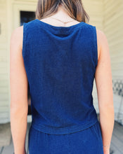 Load image into Gallery viewer, Z SUPPLY: SOLACE JERSEY DENIM TOP - INDIGO
