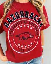 Load image into Gallery viewer, GAMEDAY SOCIAL: SAYLER STAR TEE - RED
