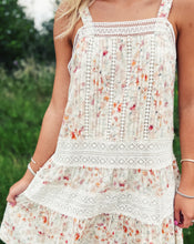 Load image into Gallery viewer, SADIE &amp; SAGE: ROSITA LACE MINI DRESS - CREAM MULTI
