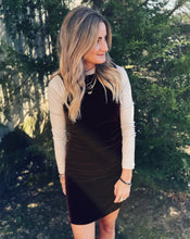 Load image into Gallery viewer, SADIE &amp; SAGE: MIDNIGHT OIL VELVET DRESS - CHOCOLATE
