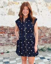 Load image into Gallery viewer, STEVE MADDEN: DYANNE DRESS - NAVY STRIPE

