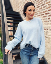 Load image into Gallery viewer, Z SUPPLY COMING UP SWEATER - BLUE LIGHT
