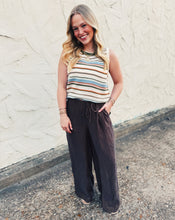 Load image into Gallery viewer, SADIE &amp; SAGE: FALL STRIPE SWEATER VEST - MULTI
