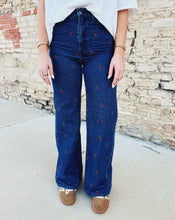 Load image into Gallery viewer, DAZE: FAR OUT HIGH RISE WIDE LEG - CHERRY AVENUE
