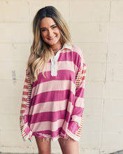 Load image into Gallery viewer, FREE PEOPLE: ASTER STRIPE TEE - FARM COMBO
