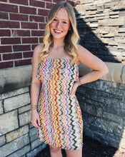 Load image into Gallery viewer, STEVE MADDEN: BRYAR DRESS - RAINBOW VISION
