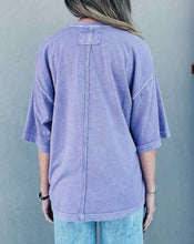 Load image into Gallery viewer, FREE PEOPLE: PERFECT OVERSIZED TEE - PLUM ASH
