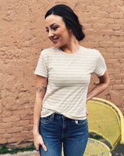 Load image into Gallery viewer, Z SUPPLY: TOURIST STRIPED TEE - NATURAL HEATHER
