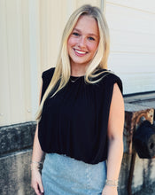 Load image into Gallery viewer, STEVE MADDEN: CHERRA TOP - BLACK
