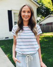 Load image into Gallery viewer, Z SUPPLY: FOUNDATION STRIPE TEE - BOATHOUSE
