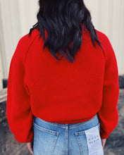 Load image into Gallery viewer, FREE PEOPLE: RILEY PULLOVER - FIREY RED
