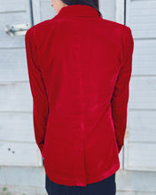 Load image into Gallery viewer, STEVE MADDEN: MERENE BLAZER - RED VELVET
