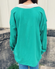 Load image into Gallery viewer, DAYDREAMER: RUGBY LONG SLEEVE - CAIO! JADE
