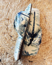 Load image into Gallery viewer, FREE PEOPLE: TIA RUCHED PRINTED SANDAL - DRAGONFLY BANDANA
