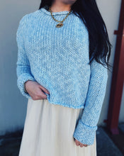 Load image into Gallery viewer, FREE PEOPLE: OPAL SWEATER - CASHMERE BLUE
