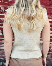 Load image into Gallery viewer, SADIE &amp; SAGE: WARM GESTURE SWEATER VEST - CREAM

