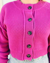 Load image into Gallery viewer, FREE PEOPLE: LILA CARDI - PLUMDROM
