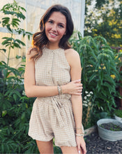 Load image into Gallery viewer, SADIE &amp; SAGE: REUNION BUBBLE ROMPER - TAUPE
