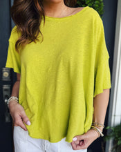 Load image into Gallery viewer, FREE PEOPLE: ELSIE SWING TEE - WARM OLIVE
