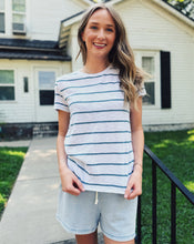 Load image into Gallery viewer, Z SUPPLY: FOUNDATION STRIPE TEE - BOATHOUSE
