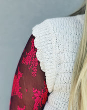 Load image into Gallery viewer, SADIE &amp; SAGE: LETS YAP SWEATER VEST - IVORY
