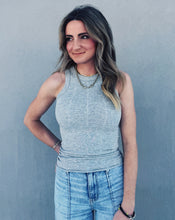 Load image into Gallery viewer, FREE PEOPLE: SO SOFT SEAMLESS TANK - HEATHER GREY
