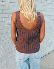 Load image into Gallery viewer, Z SUPPLY: ACADIA SWEATER TANK - PALO SANTO
