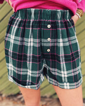 Load image into Gallery viewer, FREE PEOPLE: SUNDAY MORNING BOXER - EVERGREEN COMBO
