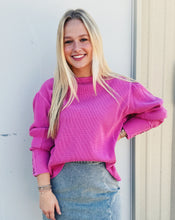 Load image into Gallery viewer, FREE PEOPLE: LAPIS CUFF TOP - PLUMDROP
