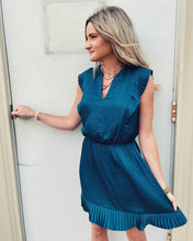 Load image into Gallery viewer, STEVE MADDEN: VERONA DRESS - MIDNIGHT TEAL
